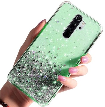 Etui GLITTER BROKAT do Xiaomi Redmi Note 8 PRO +9H