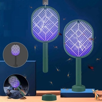 ЭЛЕКТРИЧЕСКАЯ МУХОВКА, USB МУХОЛОВКА, СВЕТОДИОДНАЯ ПОДСВЕТКА, ДЛЯ ДОМА, САДА