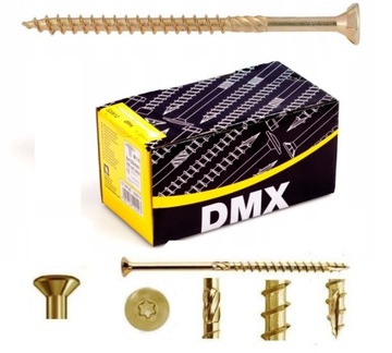 WKRĘTY CIESIELSKIE DO DREWNA CS 6X50 TORX ŁEB STOŻKOWY DOMAX 200 SZTUK