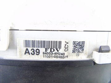 PŘÍSTROJOVÁ DESKA BUDÍKY HYUNDAI H1 2.5 CRDI 940034H240