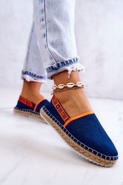 DAMSKIE ESPADRYLE BIG STAR JJ274877 GRANATOWE 39