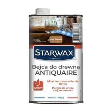 STARWAX BEJCA ANTIQUAIRE DĄB ŚREDNI 500ML 43077