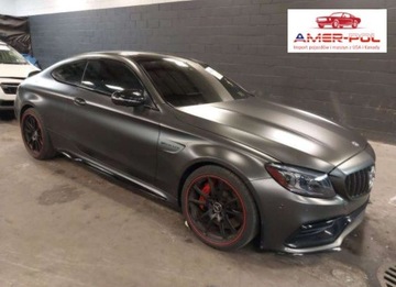 Mercedes Klasa C W206 2021 Mercedes-Benz Klasa C 2021, 4.0L, 4x4, 63 S AMG, od ubezpieczalni 4.0 503KM