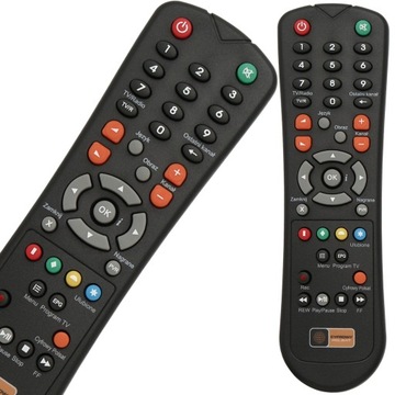 PILOT DO DEKODERA POLSAT HD2000 HD3000 ORYGINAŁ CZARNY NOWY PL