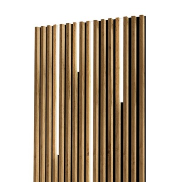 LAMELE NA PŁYCIE 100 CM ŚCIENNE LAMPA LINIOWA Z OŚWIETLENIEM LED ZESTAW