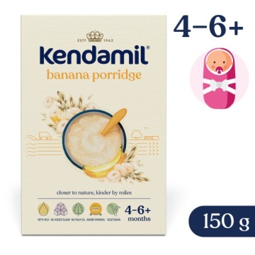 Kendamil Кашка молочна з бананом 150 г