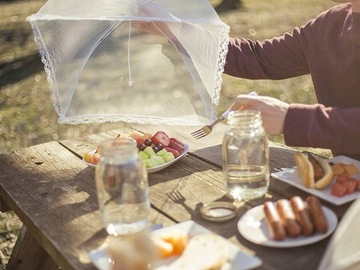 МОСКИТНАЯ СЕТКА ЗАЩИТНАЯ СЕТКА КОРМОВАЯ ПОКРЫТИЕ ФРУКТОВАЯ КУХОННАЯ ГРИЛЬ БОЛЬШАЯ