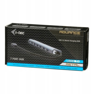 i-tec Metal U3HUB778 USB 3.2 Gen 1 (3.1 Gen 1) Концентраторы и концентраторы типа A
