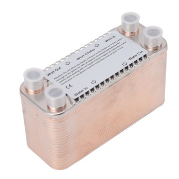 40-пластинчатый теплообменник, резьба NPT1/2