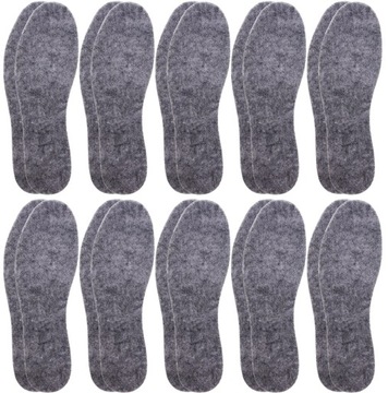 WKŁADKI DO BUTÓW FILCOWE GRUBY FILC 6 mm r. 37 x10