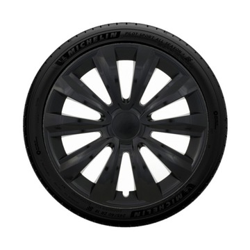 Универсальные колпаки Jestic Delta Black 15 дюймов