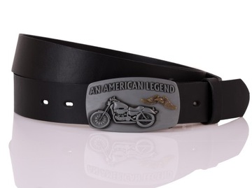 SKÓRZANY Pasek do spodni AMERICAN LEGEND 105 S
