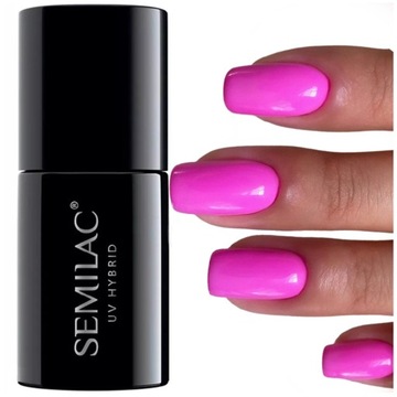 SEMILAC 367 Dance with me Lakier Hybrydowy Fioletowy 7ml SEOL Cosmetics