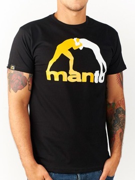 MANTO KOSZULKA MĘSKA KLASYCZNA T-SHIRT LOGO CLASSIC CZARNY XL