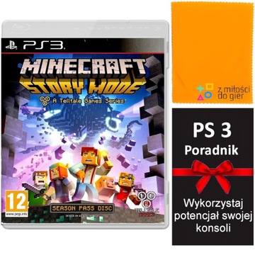 gra dla dzieci na PS3 MINECRAFT STORY MODE poznajcie KWADRATOWE PRZYGODY