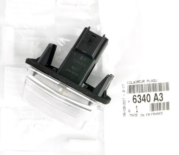 LAMPA TABULKY PEUGEOT PARTNER 308 406 407 ORIGINÁL