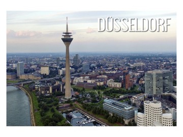 DUSSELDORF - Centrum Panorama - Magnes na lodówkę
