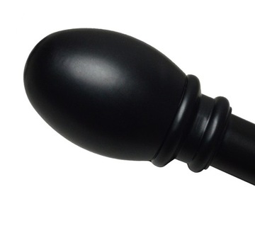 ZAKOŃCZENIE BELUNO ZAŚLEPKA DO KARNISZA Ø25mm CZARNY MAT BIAŁY MAT