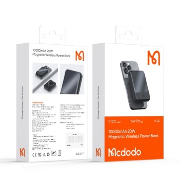 MCDODO INDUCTION POWERBANK ДЛЯ MAGSAFE 12 13 14 15 MINI WIRELESS 10000