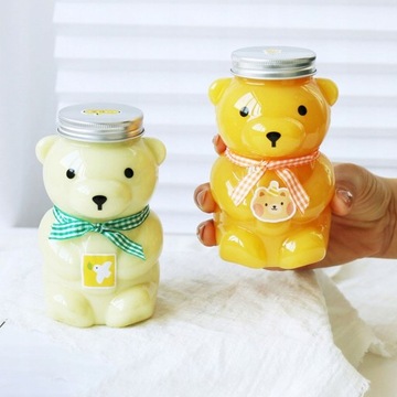 одноразовые бутылки для питья 5 штук плюшевые мишки