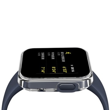 КОРПУС ЧЕРНЫЙ СТЕКЛЯННЫЙ 2в1 ДЛЯ XIAOMI MI WATCH LITE