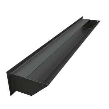 F36 Вентиляционная решетка Люфт Решетки Люфт 9х80 см черный