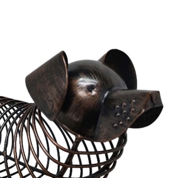 Uchwyt na korek w kształcie jamnika Elegancki, nowoczesny stojak na korki do wina