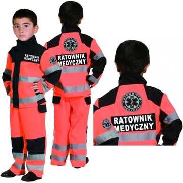 STRÓJ KARNAWAŁOWY POLSKI RATOWNIK MEDYCZNY kostium przebranie R104