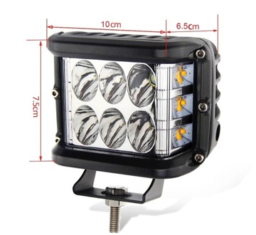 2 x ГАЛОГЕННЫЕ СВЕТОДИОДНЫЕ ПОИСКОВЫЕ ФАРЫ 36 Вт