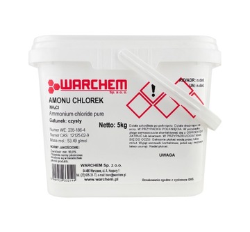 CHLOREK AMONU (SALMIAK) - czysty - 5kg WARCHEM