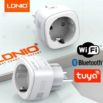 Интеллектуальная SMART WiFi SOCKET TUYA Ваттметр