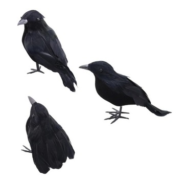 Хэллоуин Ворона Реалистичные украшения Хэллоуина Птицы Искусственная комбинация
