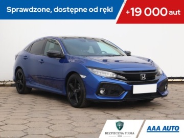 Honda Civic X Hatchback 5d 1.0 VTEC Turbo 129KM 2017 Honda Civic 1.0 VTEC Turbo, Salon Polska