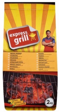 GRIL węgiel drzewny 2 kg EXPRESS GRIL dobra jakość
