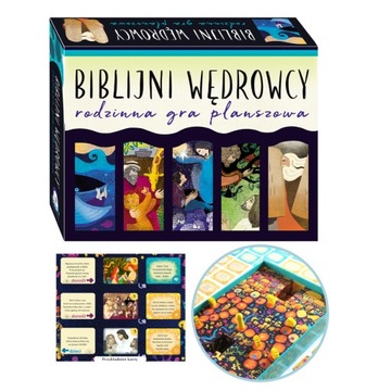 Planszówka Biblijni Wędrowcy Rodzinna Gra Planszowa Religijna Prezent