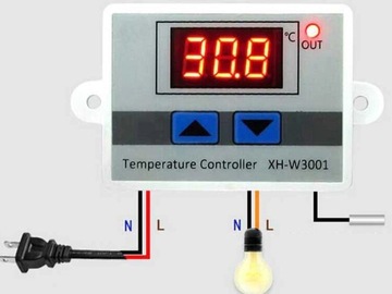 РЕГУЛЯТОР ТЕМПЕРАТУРЫ ТЕРМОСТАТ КОНТРОЛЛЕР 230В