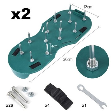 АЭРАТОР Скарификатор для ГАЗОНА АЭРАЦИЯ БОЛЬШИЕ ШИПЫ для обуви АРЕАТОР