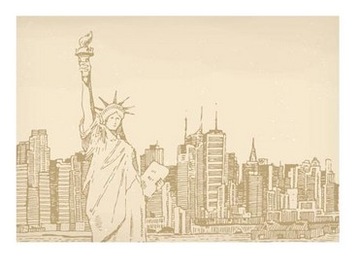 НАБОР КАНЦЕЛЯРНЫХ ТОВАРОВ «НЬЮ-ЙОРК ПИСЬМО»