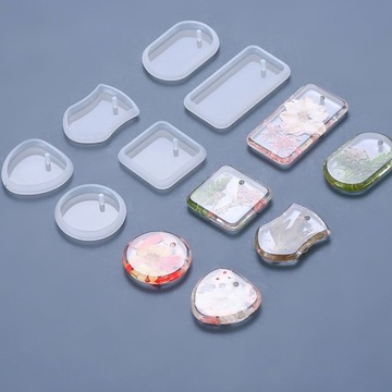 Silicone Mold Keychain Resin Letter Molds 12 Pcs