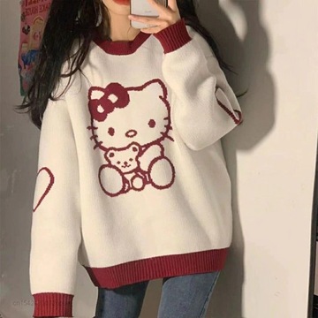 C21 Sweter ANIME Hello Kitty Harajuku Kawaii