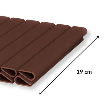 ЗАЖИМЫ-КРЮКИ ДЛЯ ЛЕНТЫ ЗАБОРА, КОРИЧНЕВЫЕ WDB