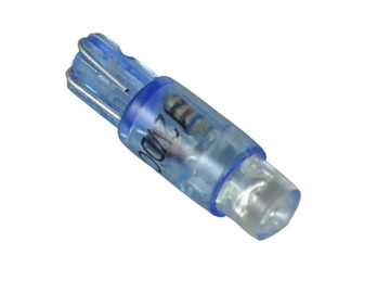 żarówka LED T5 R5 w1,2w w2,3w niebieska 24V