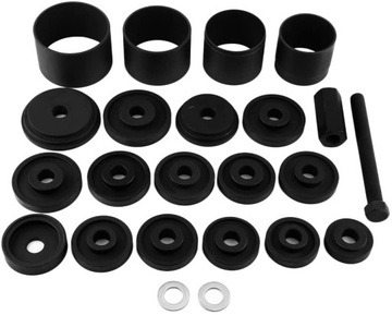 СЪЕМНИК ВТУЛКИ ПОДШИПНИКА СТУПИЦЫ ПРЕСС-АДАПТЕРЫ 50-88 мм 21 шт. КОМПЛЕКТ СТУПИЦЫ