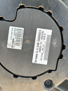 MERCEDES W221 FACELIFT W216 VENTILÁTOR POUZDRO CHLADIČ