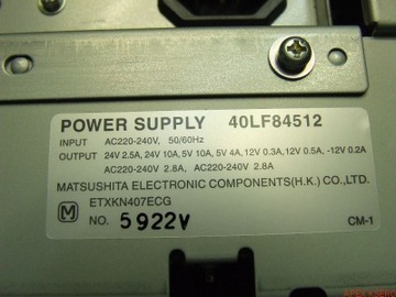 Zasilacz impulsowy 24V/10A+5V/10A+AC