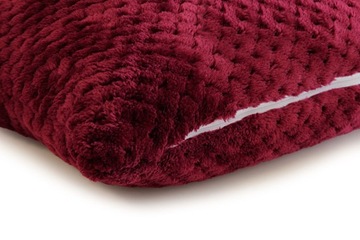 КОМПЛЕКТ 4x ДЕКОРАТИВНЫЕ НАВУШКИ С ВЫШИВКОЙ ЖАККАРДОВЫЙ 40х40 Бордовый