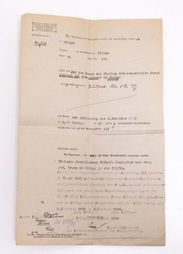 STARY DOKUMENT NIEMIECKI - UMOWA / PISMO 1926