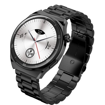 SMARTWATCH GARETT V12 CZARNY STALOWY