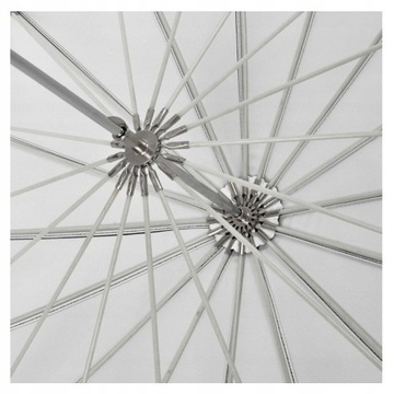 PARASOLKA BIAŁA 152cm WŁÓKNO SZKLANE MITOYA