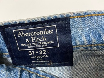 ABERCROMBIE FITCH SLIM MĘSKIE SPODNIE JEANS 31 32